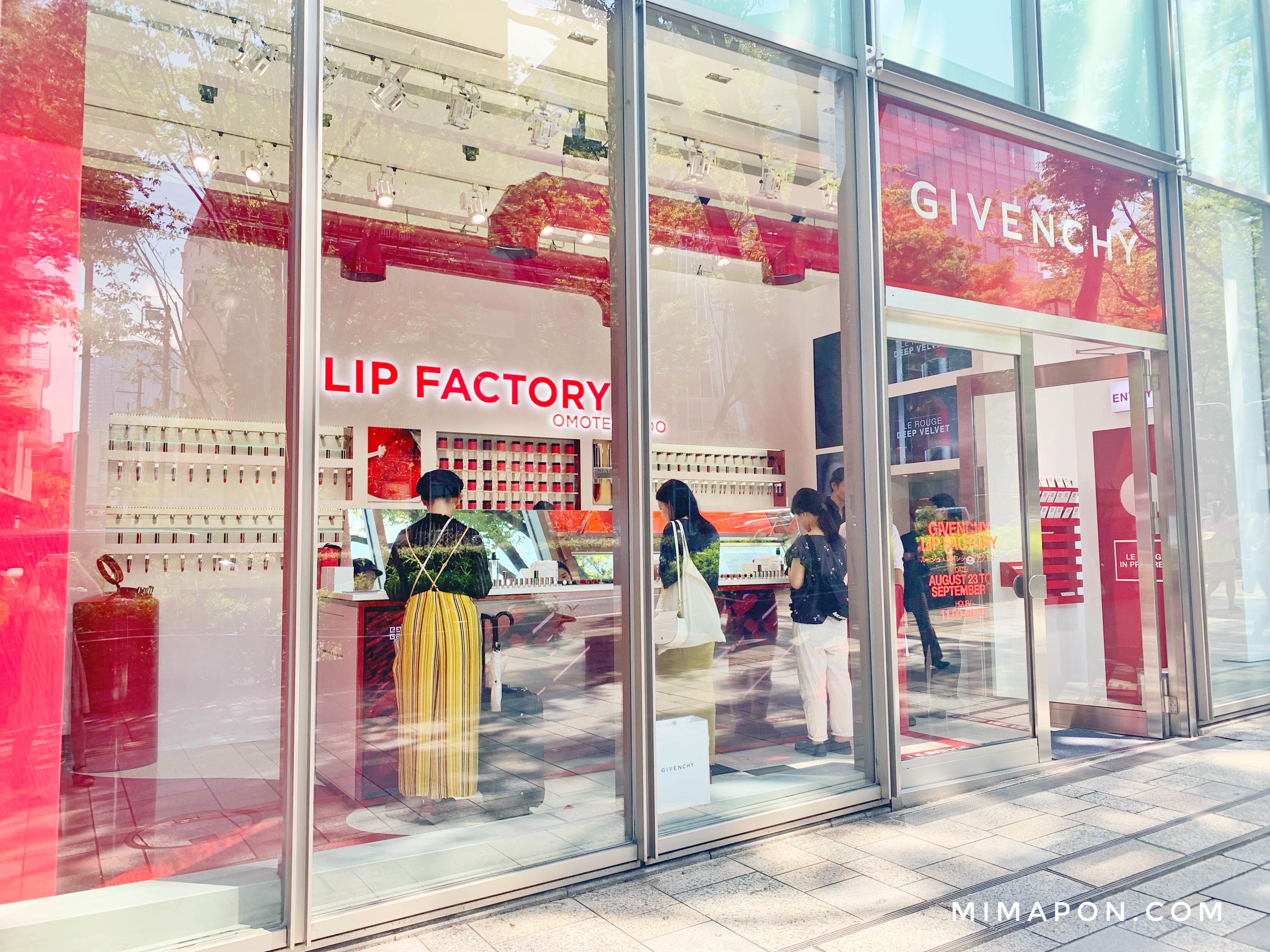 ルージュ ジバンシイ ファクトリー Givenchy Lip Factory 表参道ポップアップストアレポート Mimapon S Blog